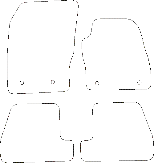 Ford Focus Mk3 Facelift Car Mats